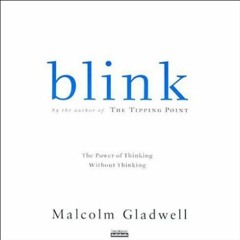 [Télécharger en format epub] Blink: The Power of Thinking Without Thinking en format epub LjTxb