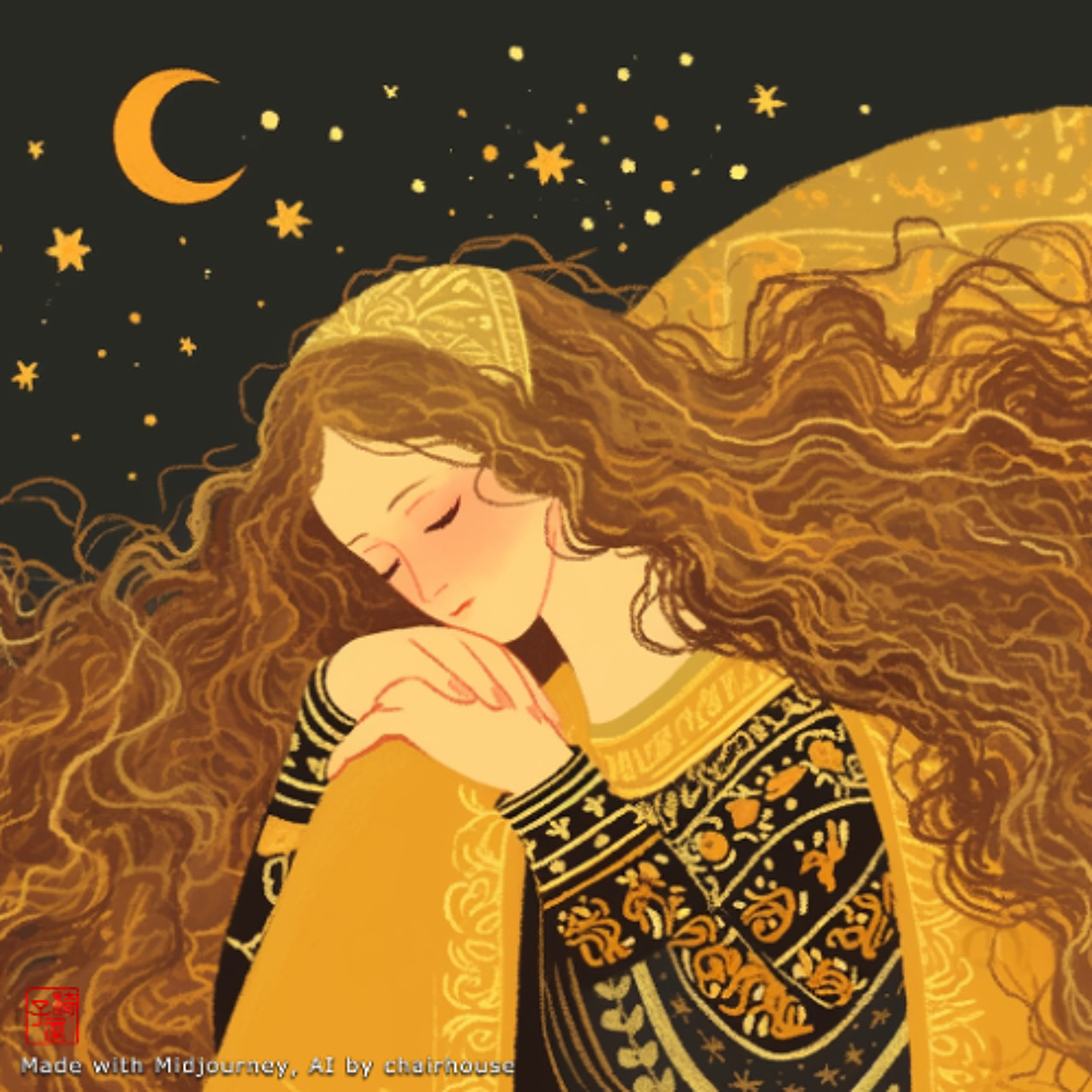 and so his song should make all Nature lovelier - #4032 (88R89 504 left) by chair house 241228