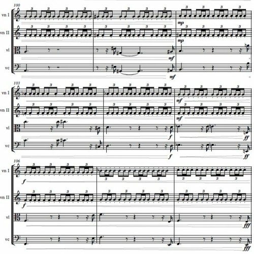 Pawel Strzelecki: 4. Fastly [String Quartet No. 6 (2020)].