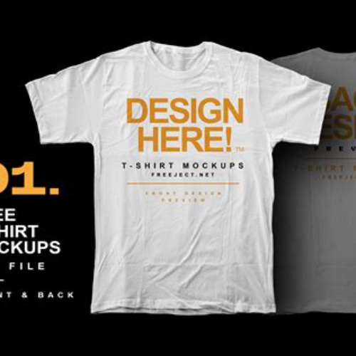 T Shirt Mockup Back Free Kostenlos Downloaden