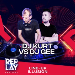 002 - DJ's Kurt vs Gee at the illusion stage - Replay Festival 2023