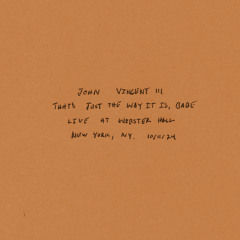 That's Just The Way It Is, Babe (Live At Webster Hall / 2024)