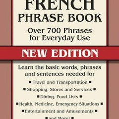 PDF Easy French Phrase Book NEW EDITION: Over 700 Phrases for Everyday Use - Heather McCoy