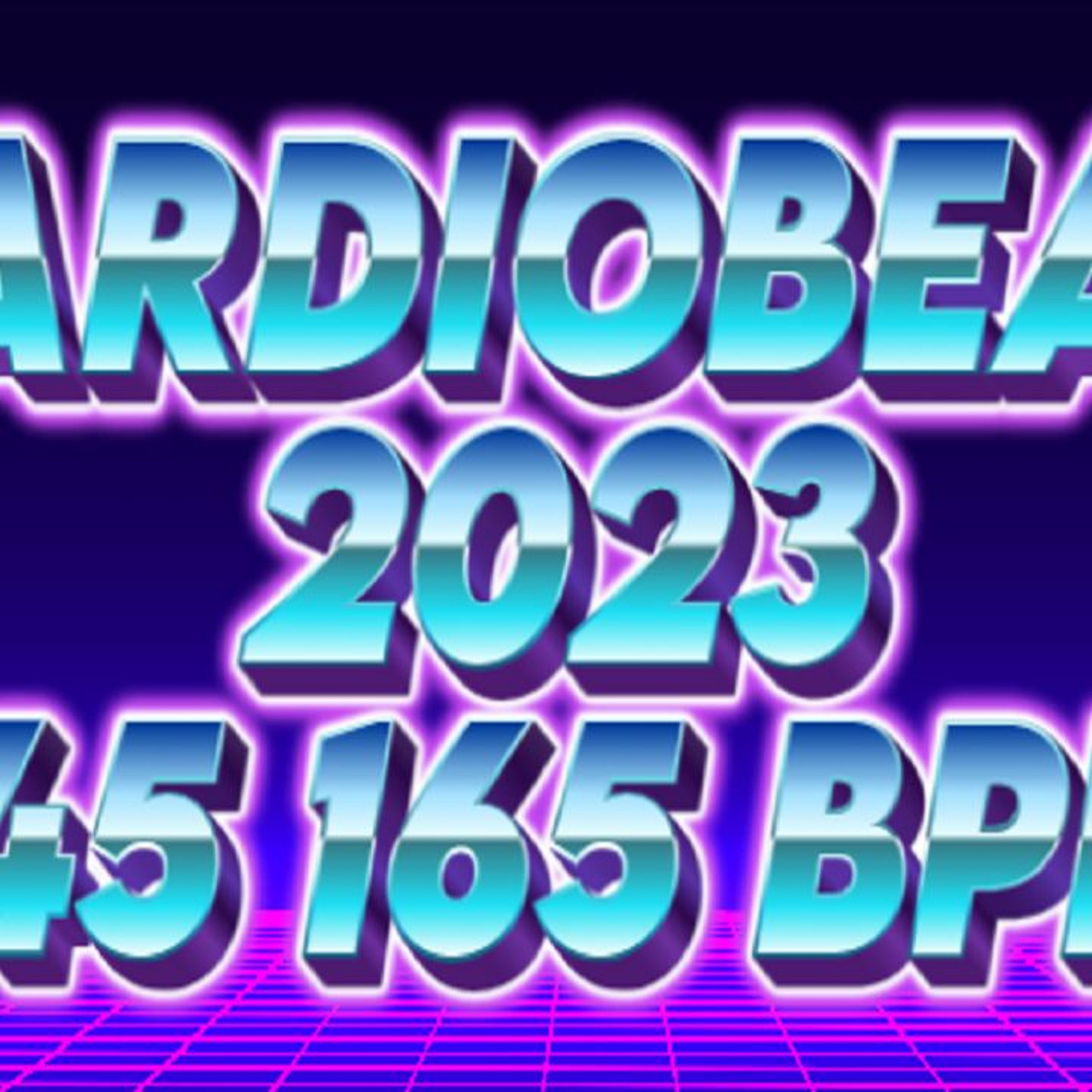 CARDIOBEAT 2023  145 165 BPM episode artwork