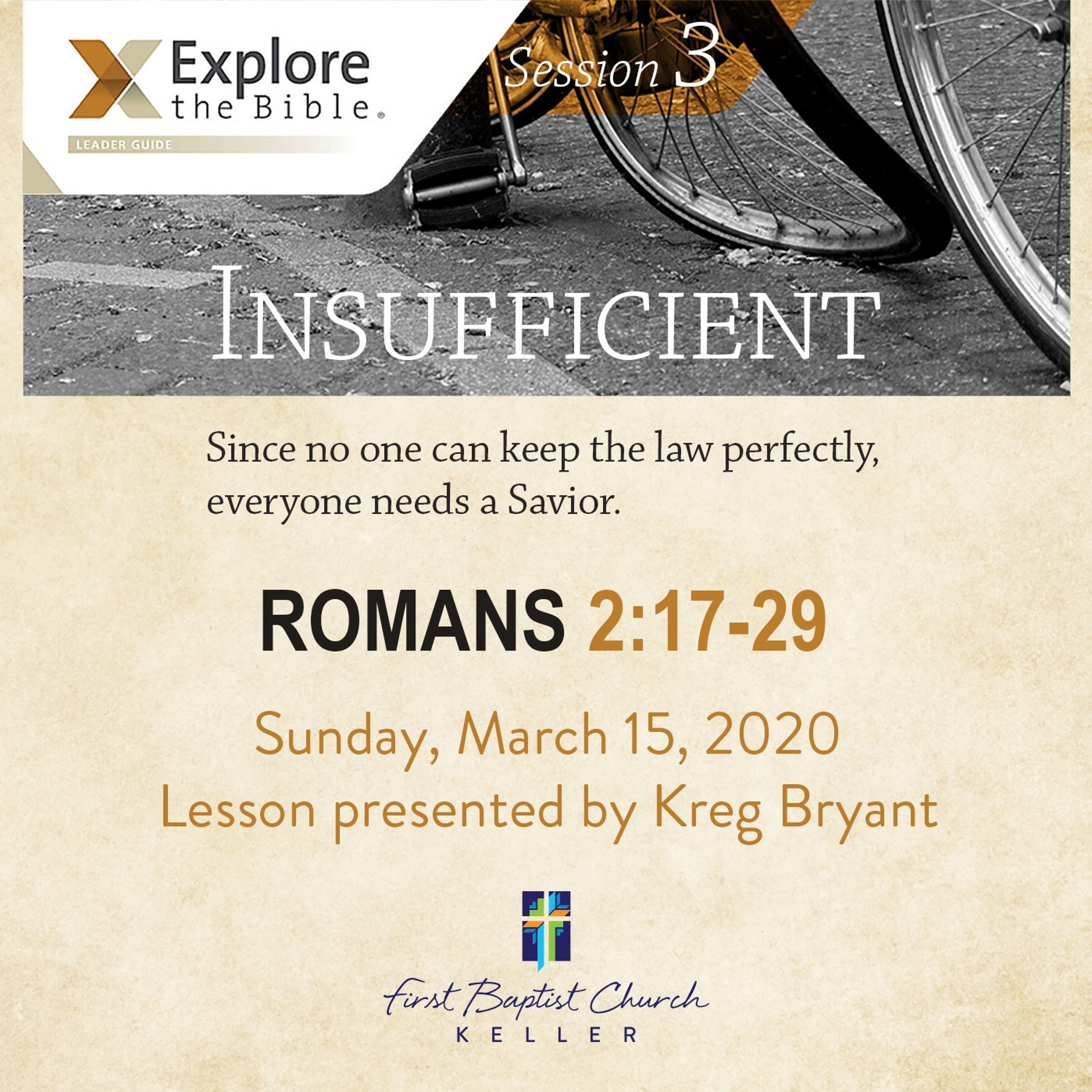 Exploring the Bible Lesson for 03-15-20 episode artwork