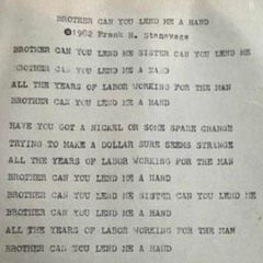 Brother Can You Lend Me a Hand ©1982 Frank H. Stanavage