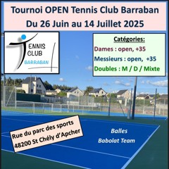 L'entretien matinal 9h22 (19 06 25) - Claude le tournoi de Tennis 26 juin 2025 (St Chely d'Apcher)