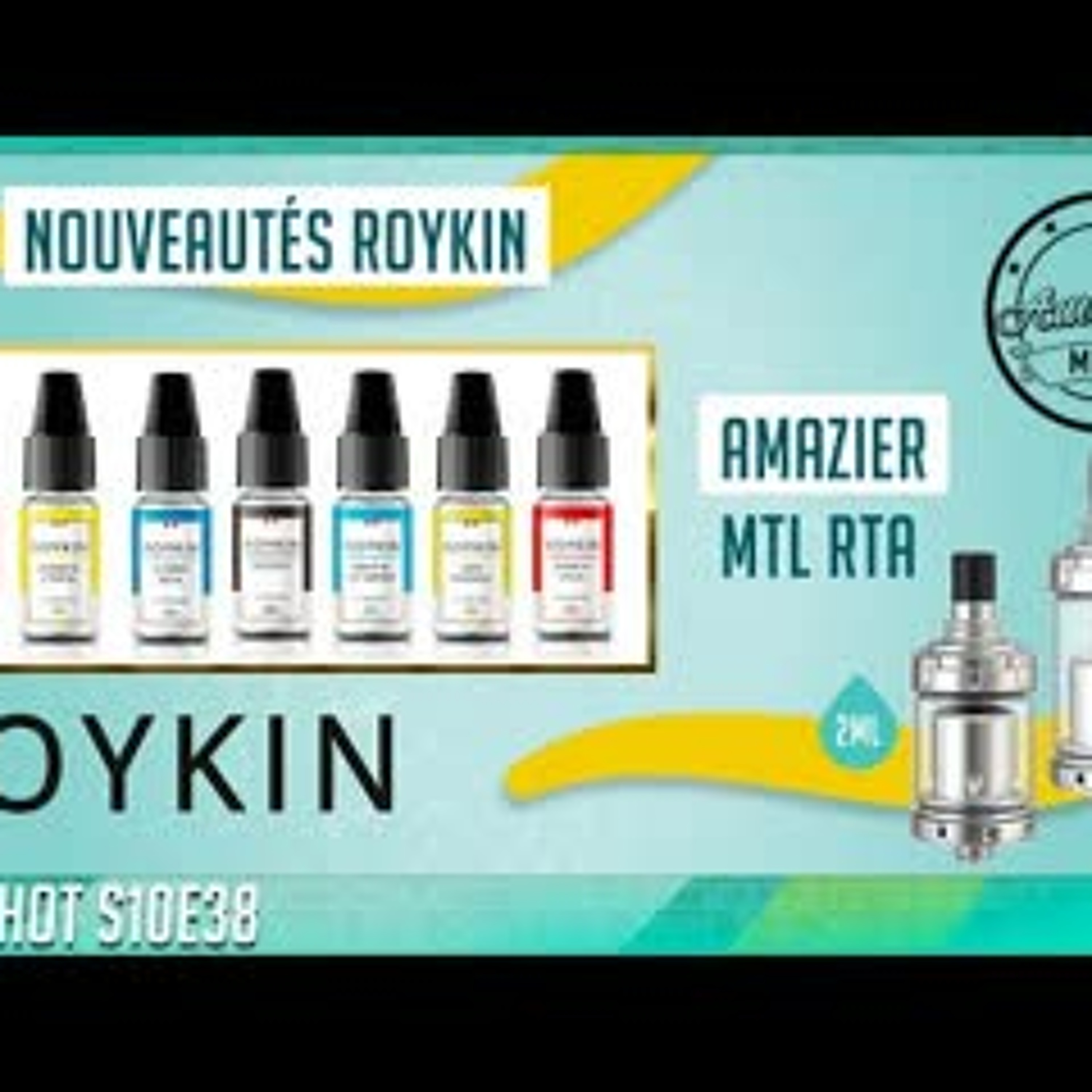 Les nouveautés Roykin et le Amazier MTL RDA par Ambition mods en revue - OneshotS10e38 episode artwork