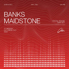 Live All-Vinyl House Set @ Banks, Maidstone: October 21st 1999.