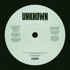Unknown ✛ For Analog System ✛