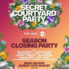 Martin Jones at The Secret Courtyard Party, Leeds, 24th August 2025 1pm to 3pm