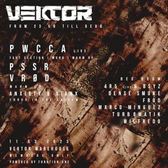 PureTechnoSeries #04  Vektor Underground Techno Club  11/03/23