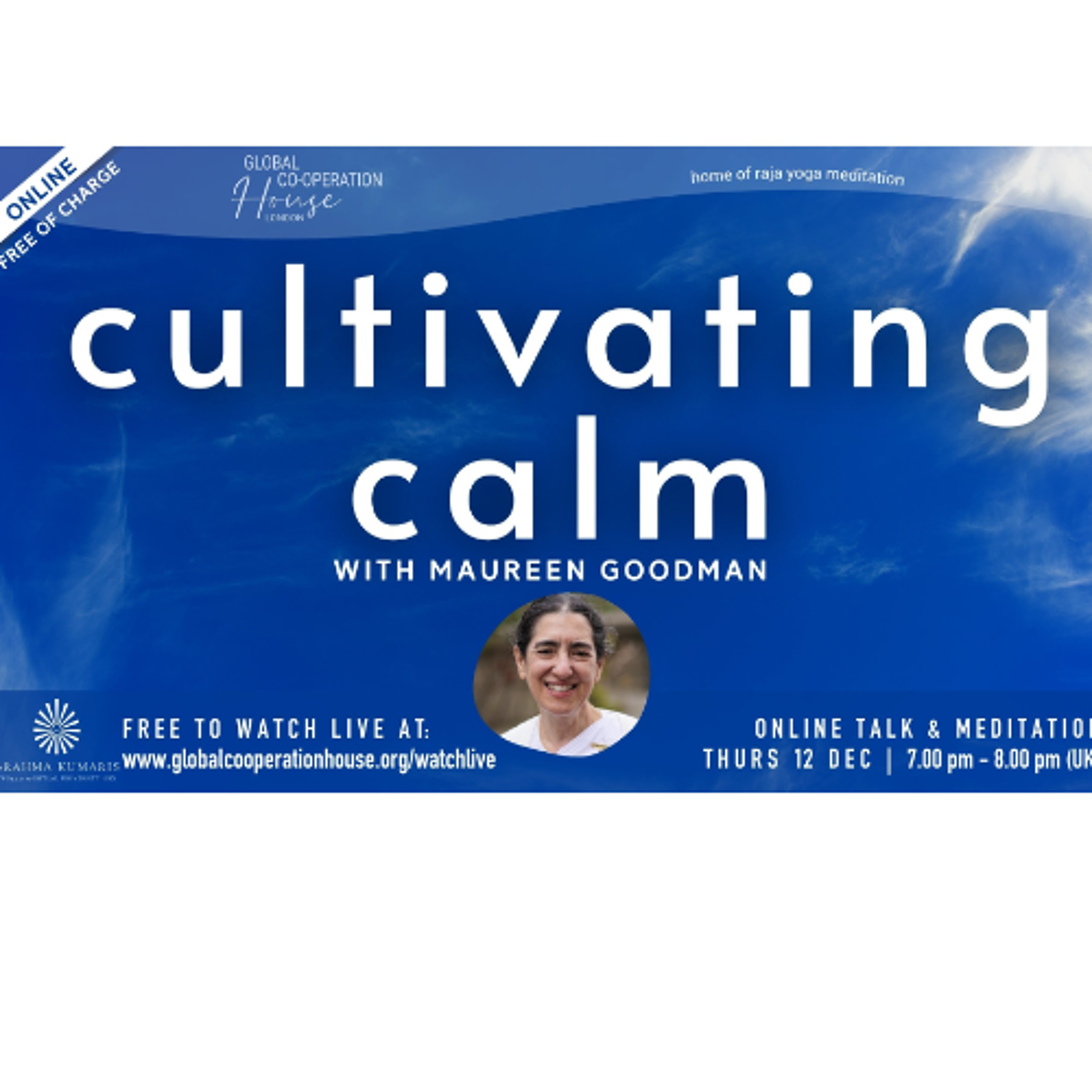Cultivating Calm - Maureen Goodman -Thursday 12th December 2024 episode artwork