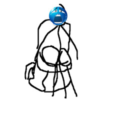 pooping on the toilet