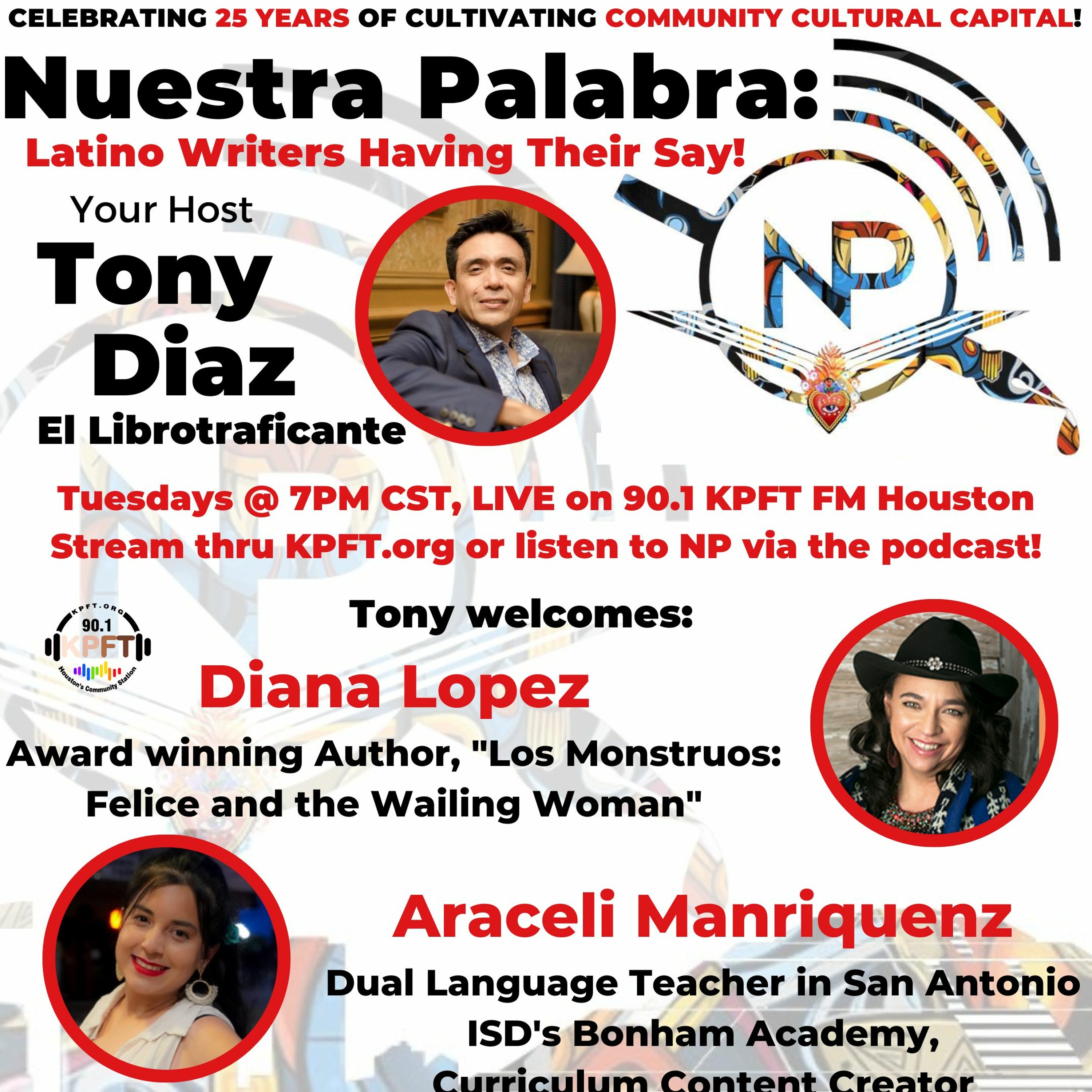 Nuestra Palabra: Latino Writers Have Their Say w/ Tony Diaz