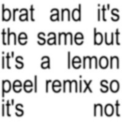 Charli XCX & Lorde - Girl, so confusing (Lemon Peel Bootleg) [FREE DOWNLOAD]
