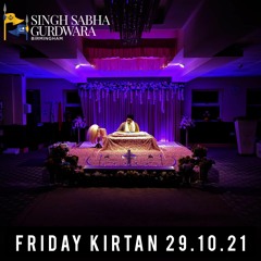 Bibi Mehar Kaur - Har Bisarath Sadhaa Khuaaree - Friday Kirtan 29.10.21