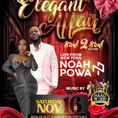 NOAH POWA LIVE ELEGANT AFFAIR EDMONTON NOV 16 2024