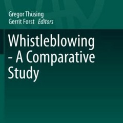 [+ Whistleblowing - A Comparative Study, Ius Comparatum - Global Studies in Comparative Law, 16