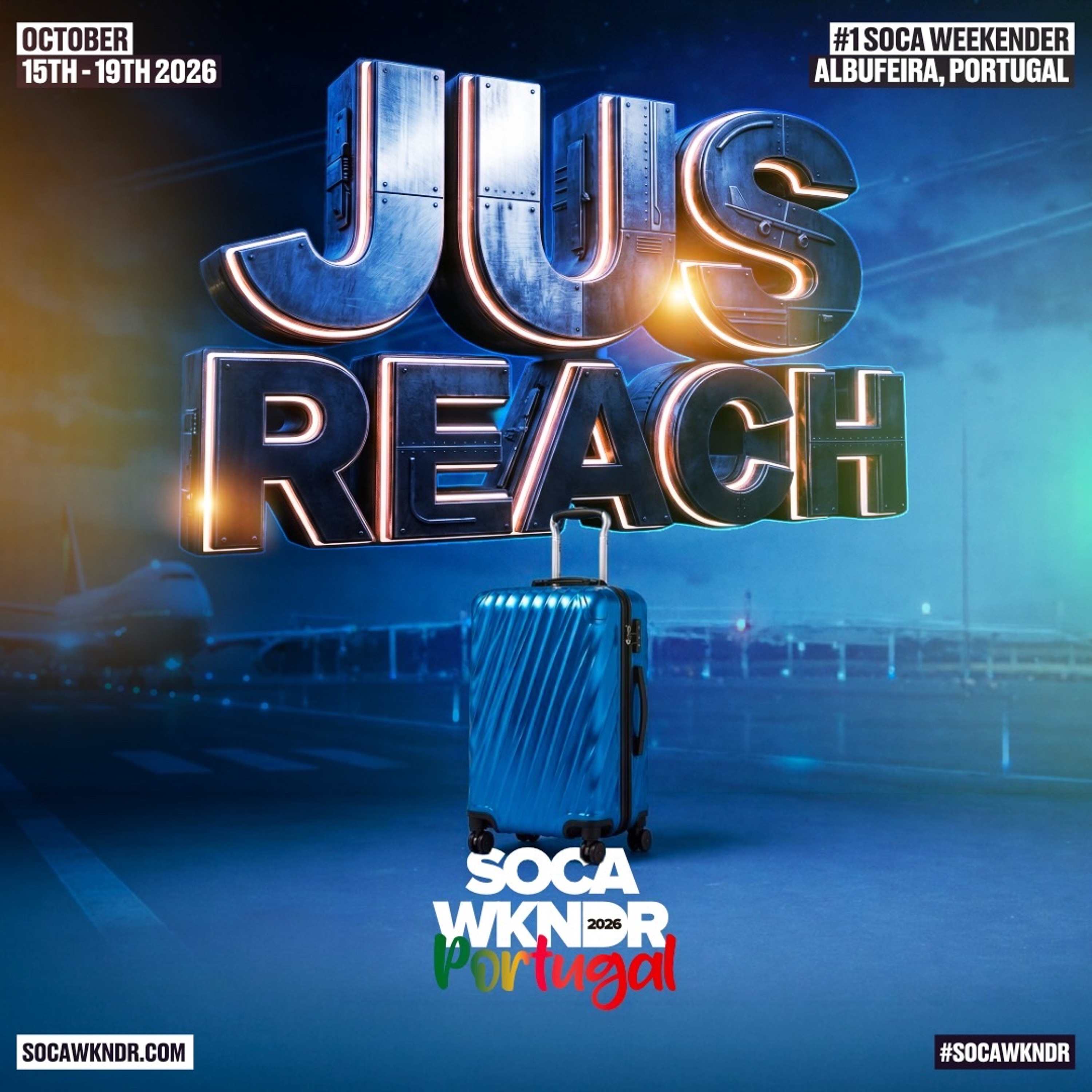 LIVE AUDIO | JUS REACH 2026 | SOCA WKNDR PORTUGAL 🇵🇹
