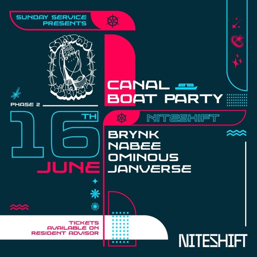 Janverse Live from Sunday Service X Niteshift Canal Boat Party