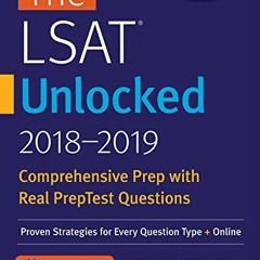 ✔️ [PDF] Download LSAT Unlocked 2018-2019: Proven Strategies For Every Question Type + Online (K