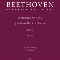 READ EBOOK 📝 Symphony No.9 in D minor Op.125. Finale (Vocal Score) (German Edition)