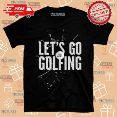 DJ Khaled Lets Go Golfing Black Shattered Shirt