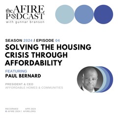 Paul Bernard on Housing and Affordability