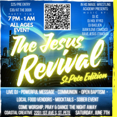 1 Hour Electro Breaks Set | The Jesus Revival | DJ HOL1FYR3 | St. Petersburg, Florida | 6-7-25