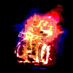 Flaming Walking Microman
