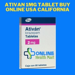 Ativan 1mg street value
