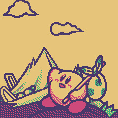 The Sunset after the Battle (Kirby styled original)