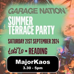 MajorKaos - Live at Garage Nation 21SEP24 - LolaLo Reading Day Party