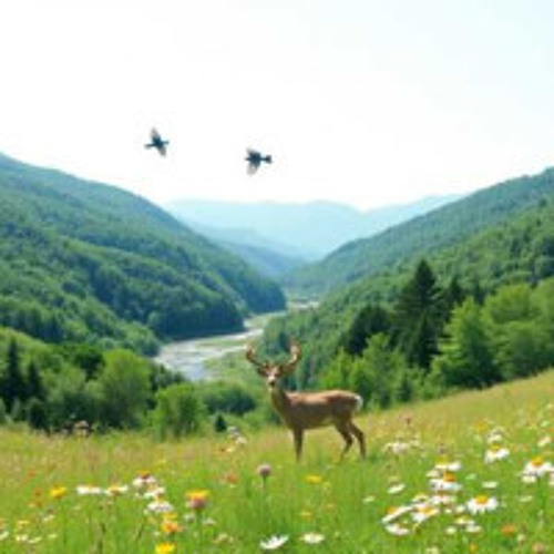 Springtime Mountain Bluebird Serenade