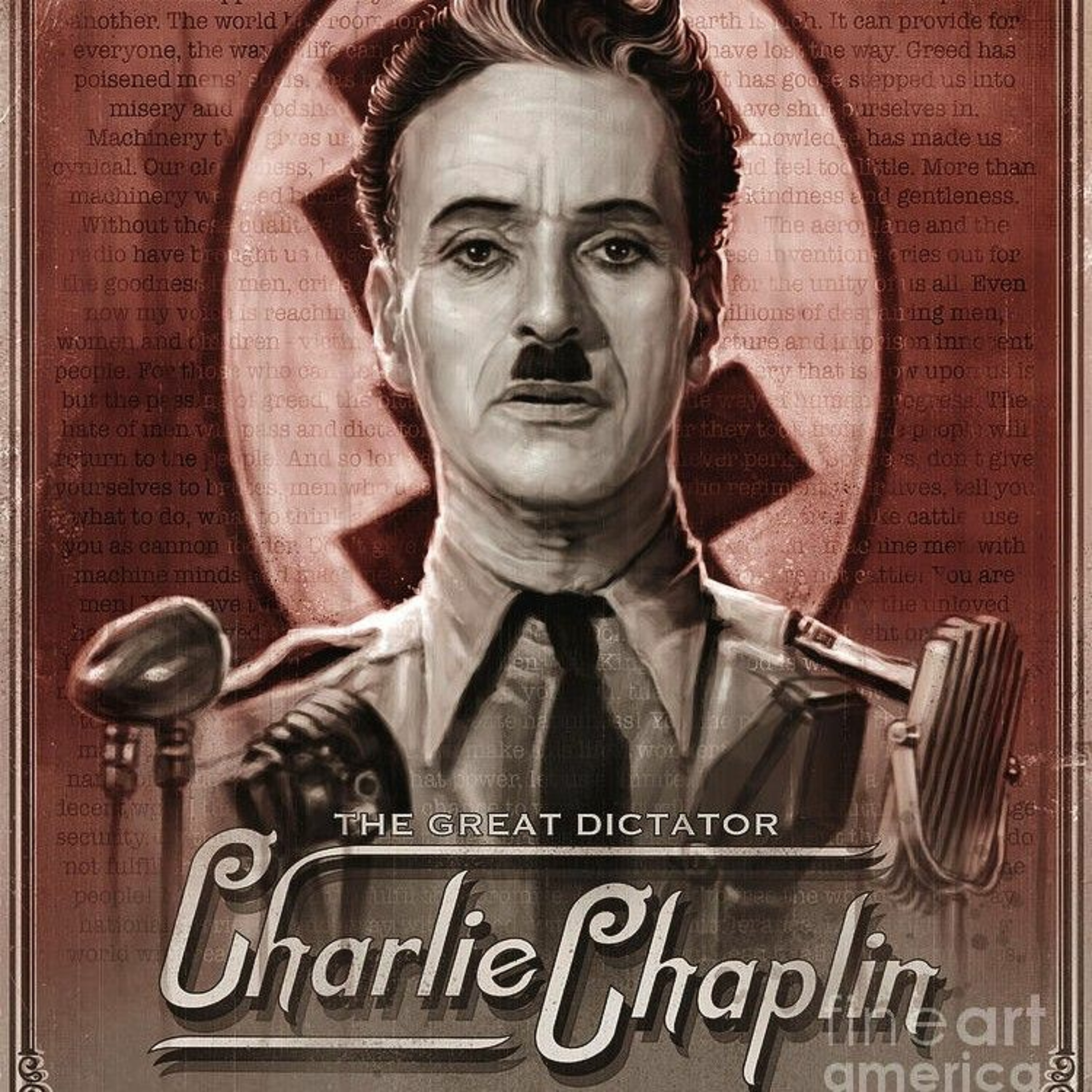 New World - Charlie Chaplin from The Great Dictator episode artwork