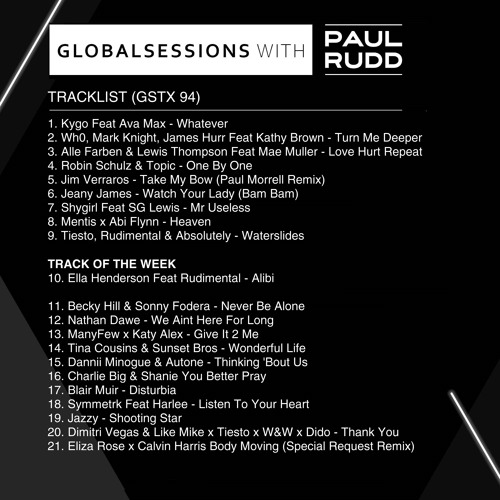 Stream Globalsessions with Paul Rudd GS094 by Paul Rudd Official
