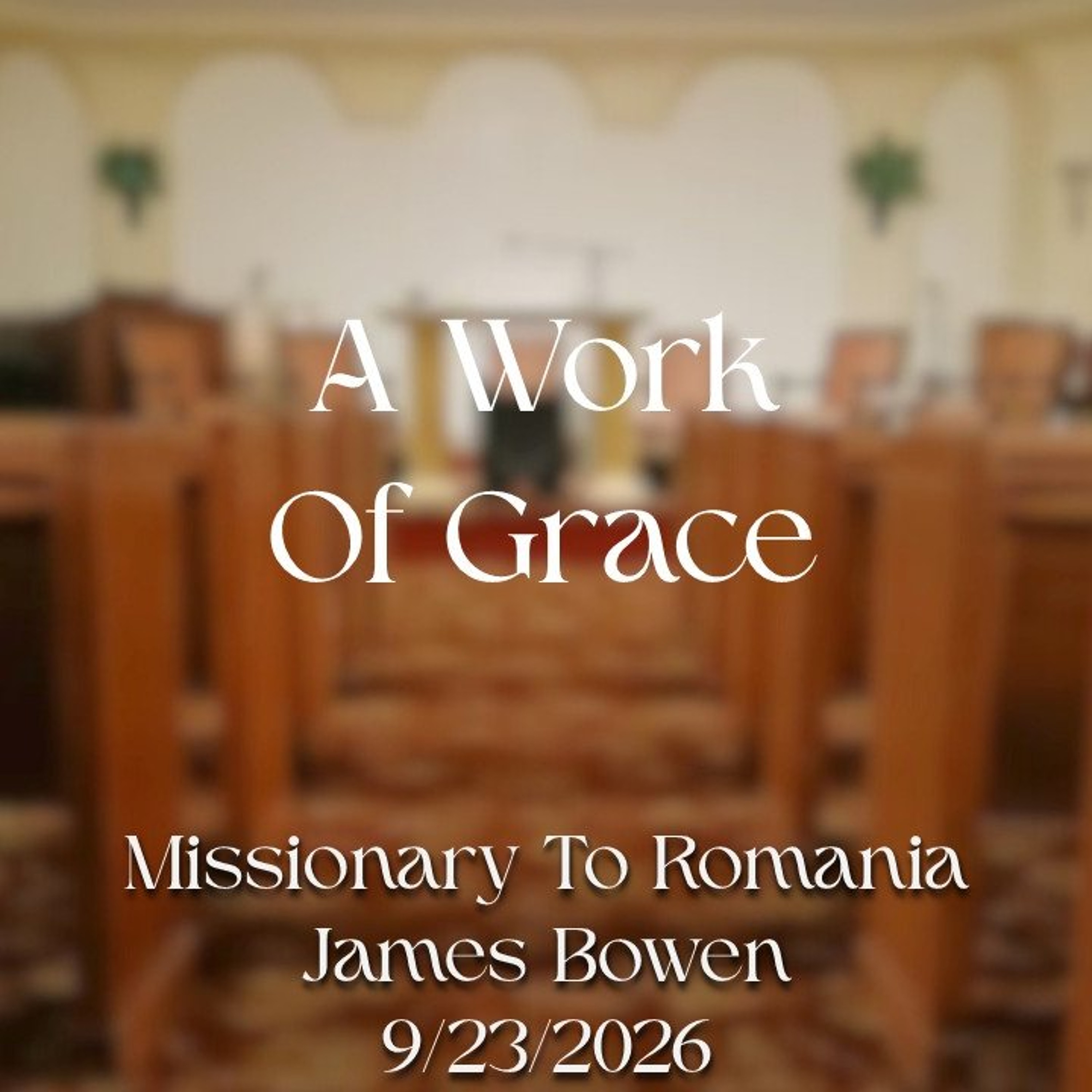 A Work Of Grace