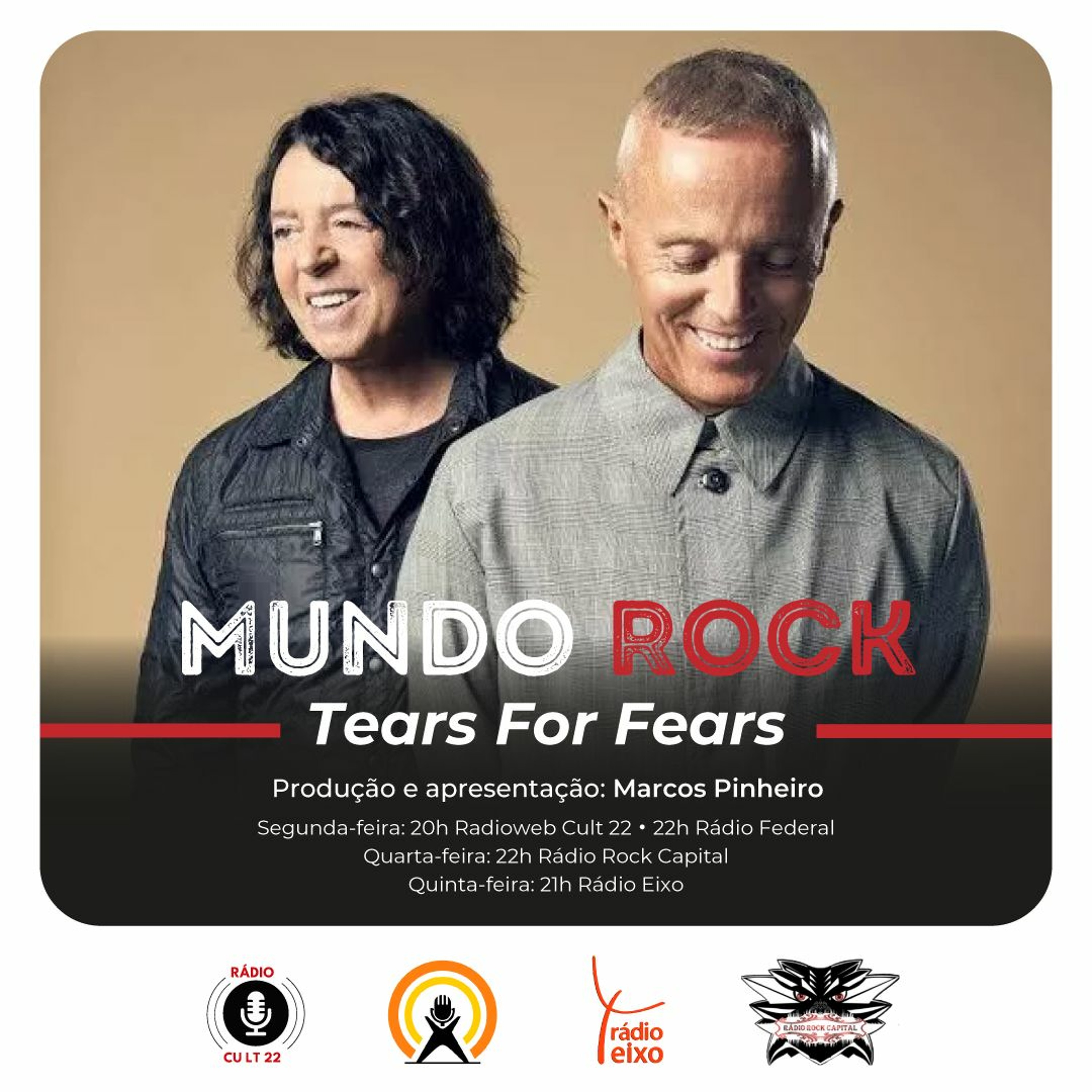 MUNDO ROCK - ESPECIAL TEARS FOR FEARS (15 A 21.8.2022) episode artwork