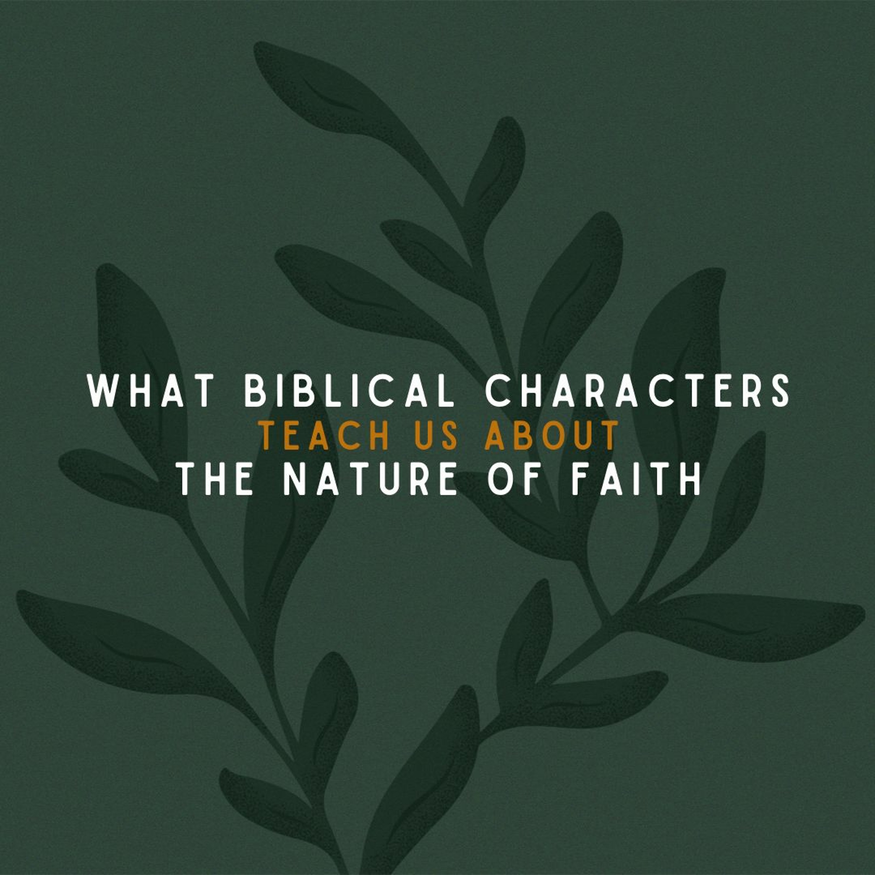 What Biblical Characters Teach Us About The Nature of Faith episode artwork