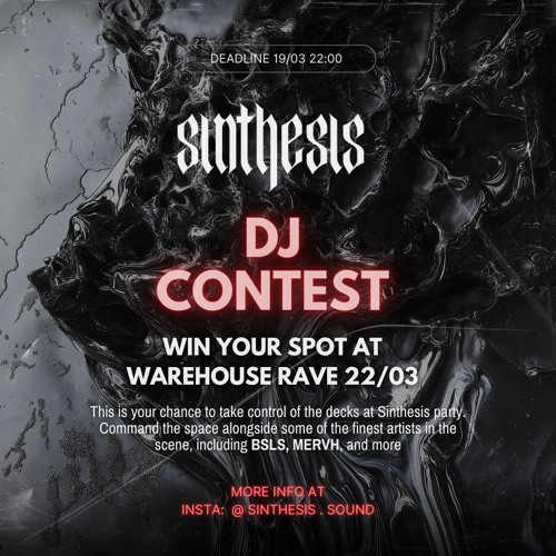 SINTHESIS X BSLS | Contest DJ Set by ZMØRA