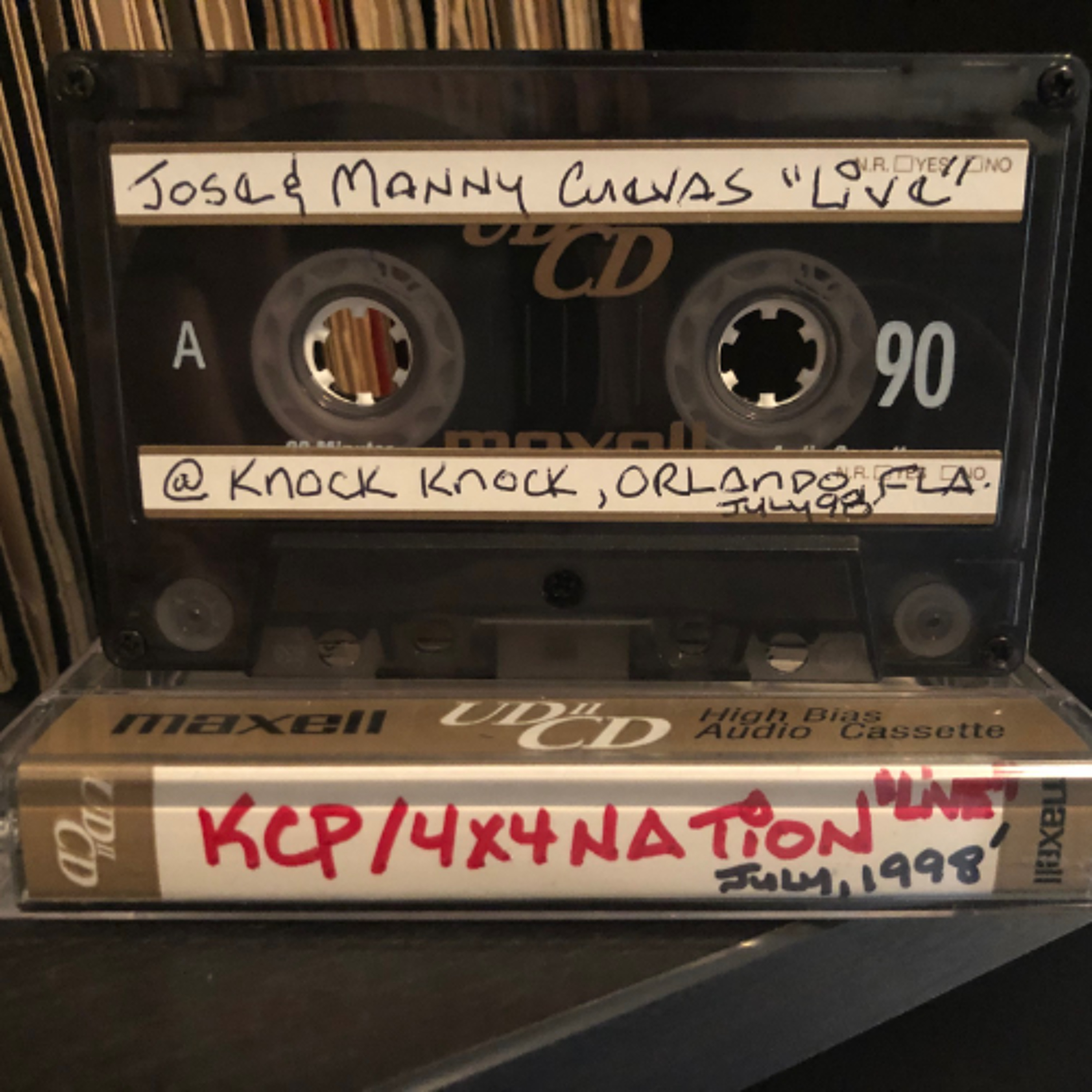 Manny Cuevas & Jose Cuevas 'Live' @ Knock Knock, Orlando - July, 1998' (REMASTER) episode artwork