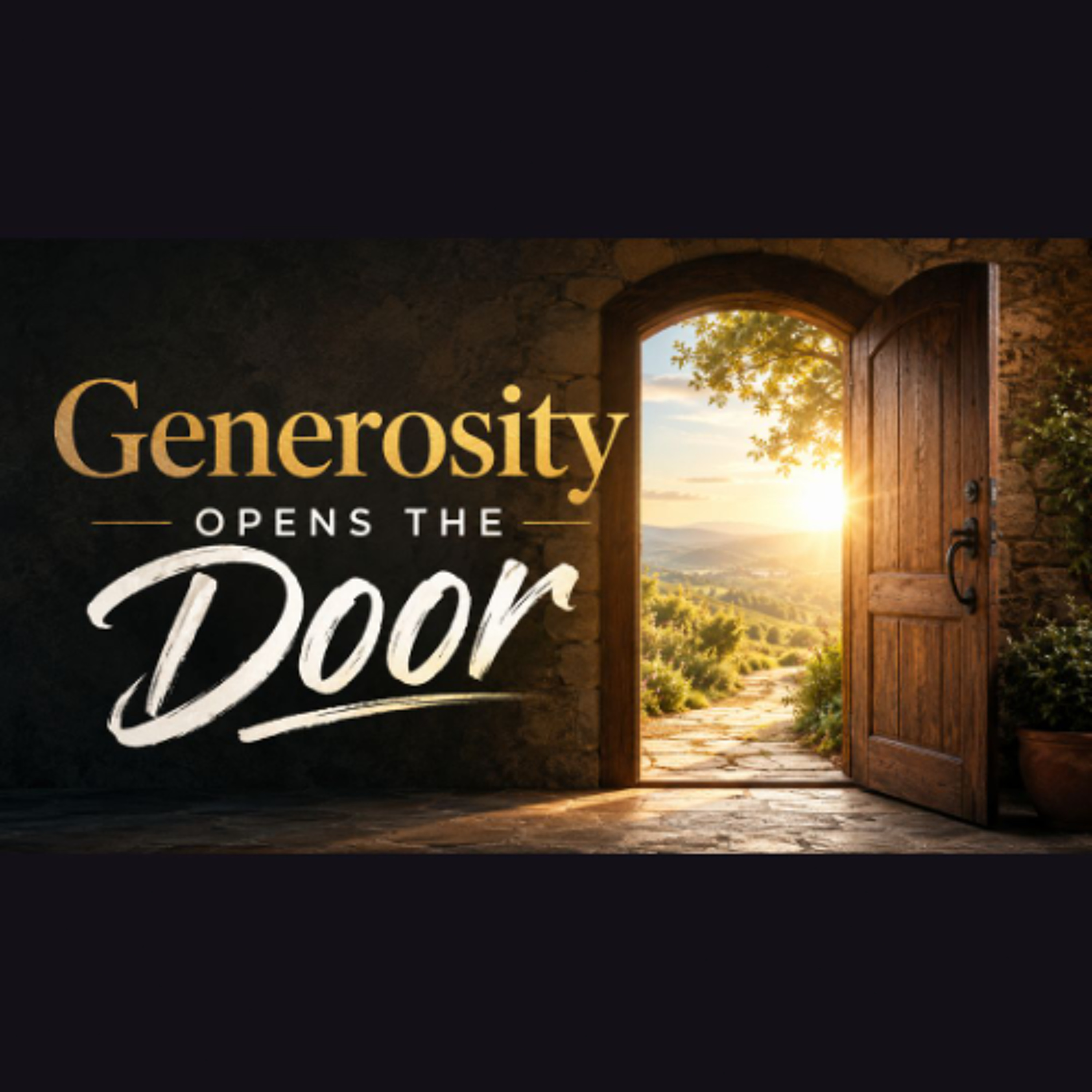 06-14-26 Generosity Opens the Door episode artwork