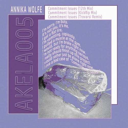 Premiere: Annika Wolfe "Commitment Issues" (Trovarsi Remix) - AKELA RECS