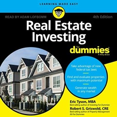 ACCESS EPUB KINDLE PDF EBOOK Real Estate Investing for Dummies, 4th Edition by  Eric Tyson MBA,Rober