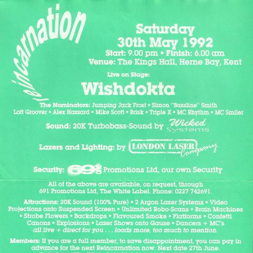 Loftgroover - Live At Reincarnation 'Set 4' - 30th May 1992