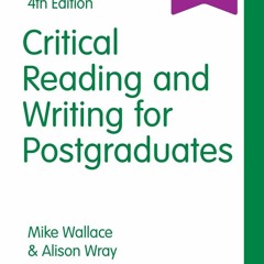 PDF✔ READ❤ Critical Reading and Writing for Postgraduates (Student Success)