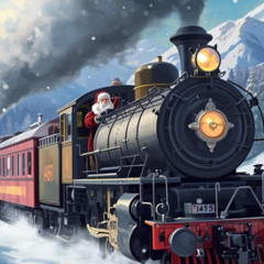 New  Le petit train du Père Noel / Santa Claus steam train 2025