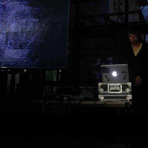 Audiovisual set with R10 At BETA X - Leicester, UK. April 2022