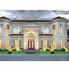 7 Kanal Spanish House Plan With Design 3500 Sq Yards Villa Design Kuwait  3500m2 Dubai Villa
